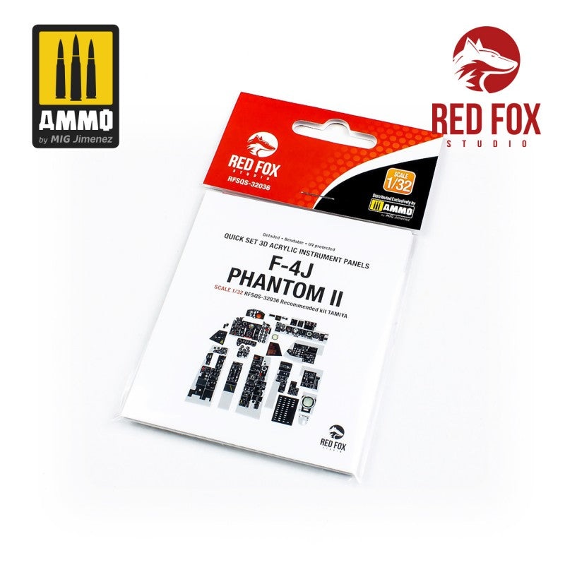 Red Fox 32036 1/32 McDonnell Douglas F-4J Phantom II (for Tamiya kit)