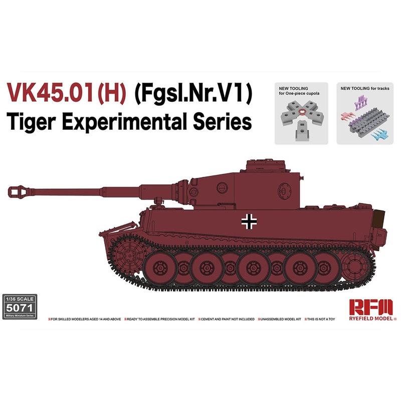 Rye Field Model 5071 1/35 VK45.01 (H) (Fgsl.Nr.V1) Tiger - Experimental Series