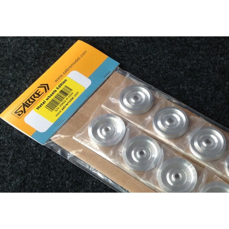 Sabre 35B01-A 1/35 Railway Metal Wheels - 8 pcs.