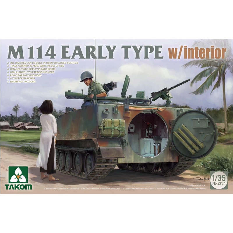 Takom 2154 1/35 M114  EARLY WITH INTERIOR