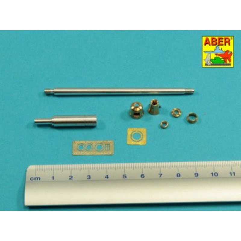 ABER 35L015N 1/35 88mm Kwk 43/3 L/71(Early) for German Tiger B Porsche- Late, Tiger B Serien Early, Jagdpanther Middle