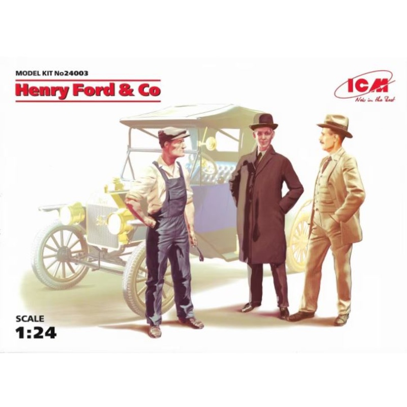 ICM 24003 1/24 Henry Ford And Co. - 3 figure set