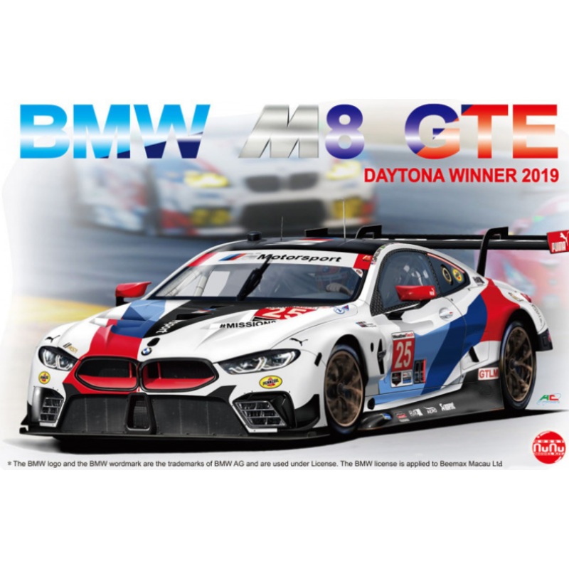 NuNu 24010 1/24 BMW M8 GTE 2019 24 Hours of Daytonna Winter