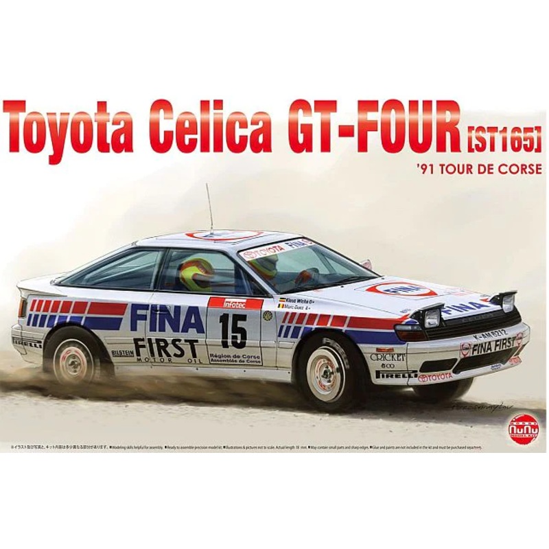NuNu 24015 1/24 Toyota Celica GT-Four ST165 1991 Tour De Corse
