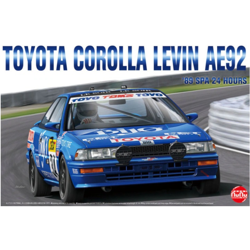 NuNu 24016 1/24 Toyota Corolla Levin AE92 1989 Spa 24 Hours