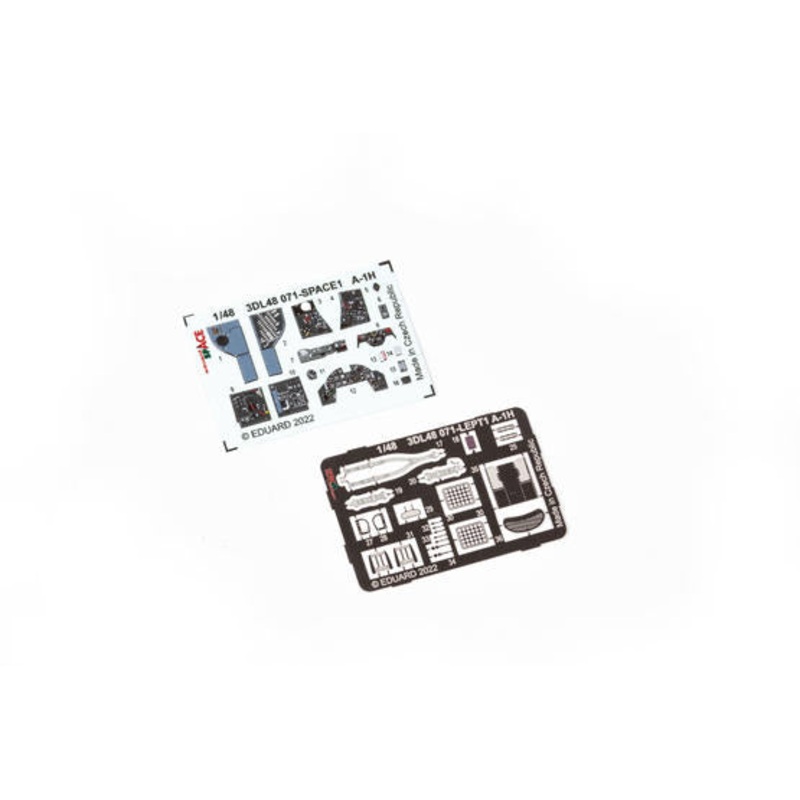 Eduard 3DL48071 1/48 Douglas A-1H Skyraider Space 3D Decals + Etched Parts