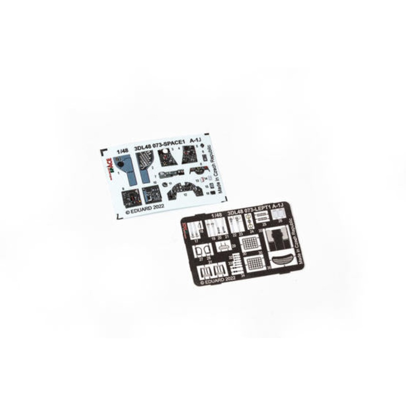 Eduard 3DL48073 1/48 Douglas A-1J Skyraider Space 3D Decals + Etched Parts