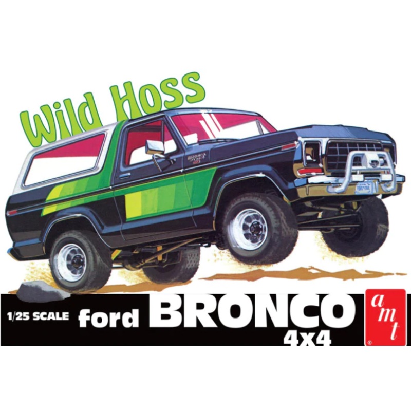 AMT 1304 1/25 1978 Ford Bronco Wild Hoss