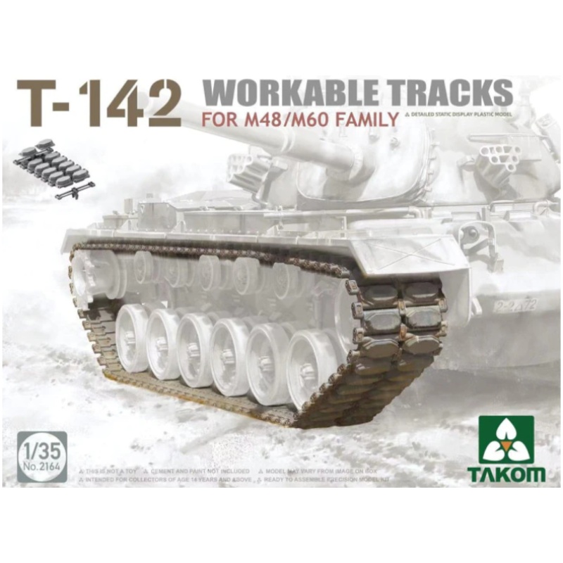 Takom 2164 1/35 T-142 Workable Tracks for M48/M60 Family