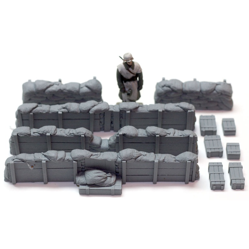 Value Gear DP005 1/35 Configurable Sandbag Walls & Crates Fence/Bracing ( 11 pcs. )