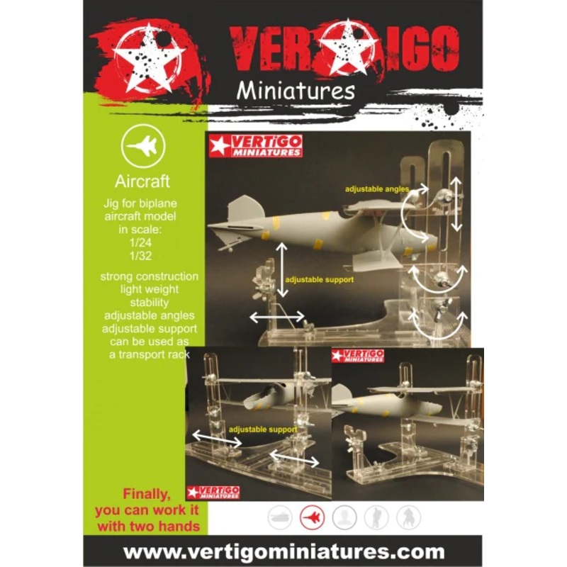 Vertigo Miniatures VMP004 Basic BI 3224 (for biplane aircrafts in 1/32 and 1/24 scale)