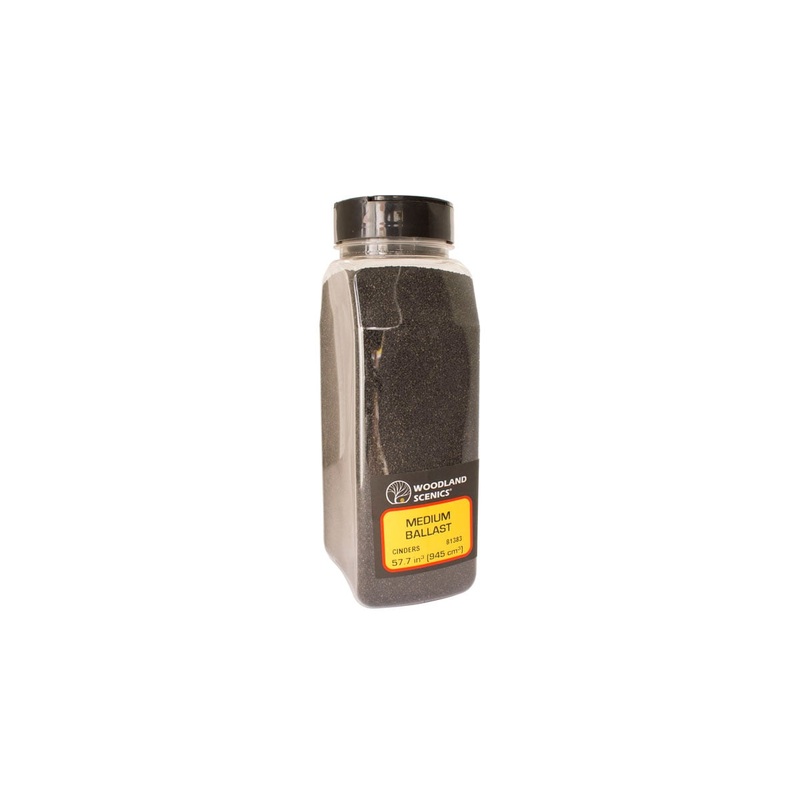 Woodland Scenics B1376 Fine Ballast Shaker- Cinders
