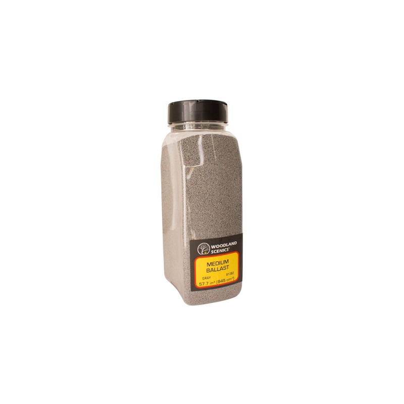 Woodland Scenics B1382 Medium Ballast Shaker- Gray