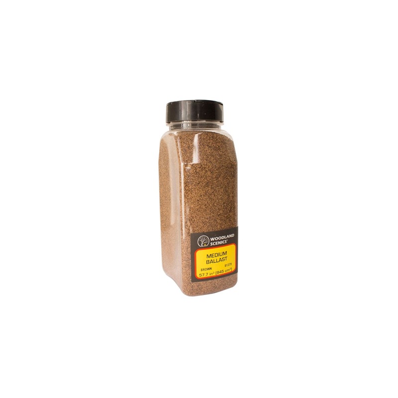 Woodland Scenics B1386 Coarse Ballast Shaker- Brown