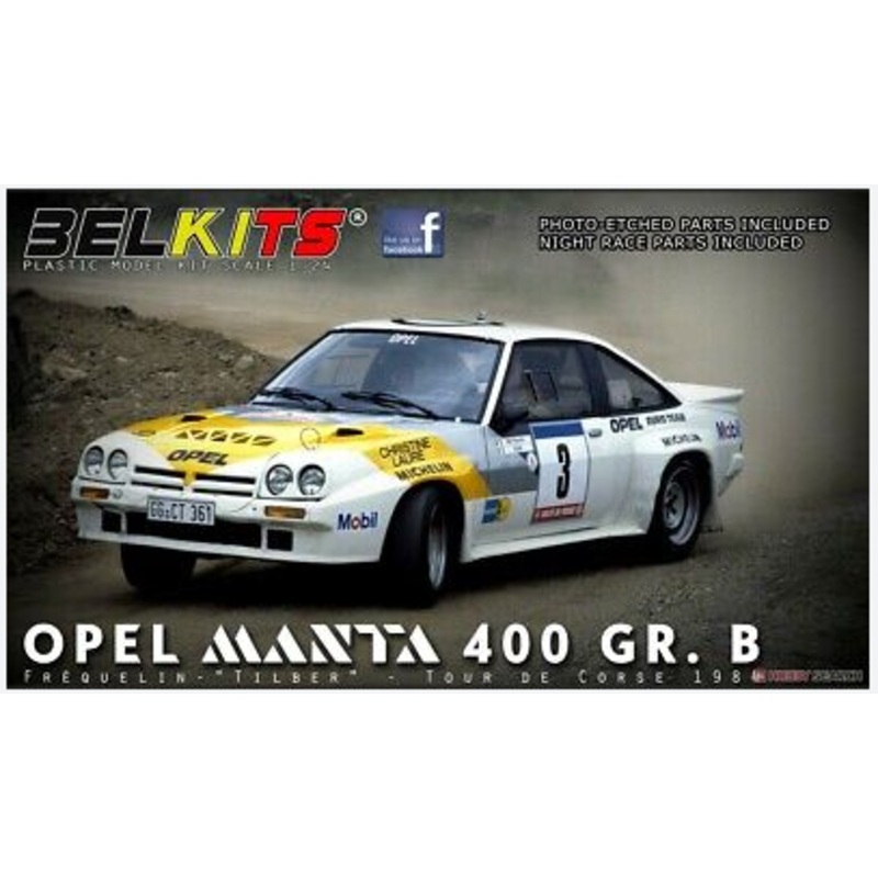 BelKits 008 1/24 Opel Manta 400 GR. B Tour de Corse 1894