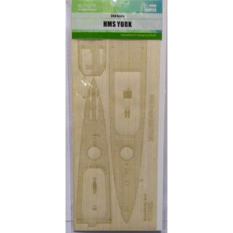 FlyHawk W35079 1/350 HMS YORK (FOR TRUMPETER 05351) Wooden Deck