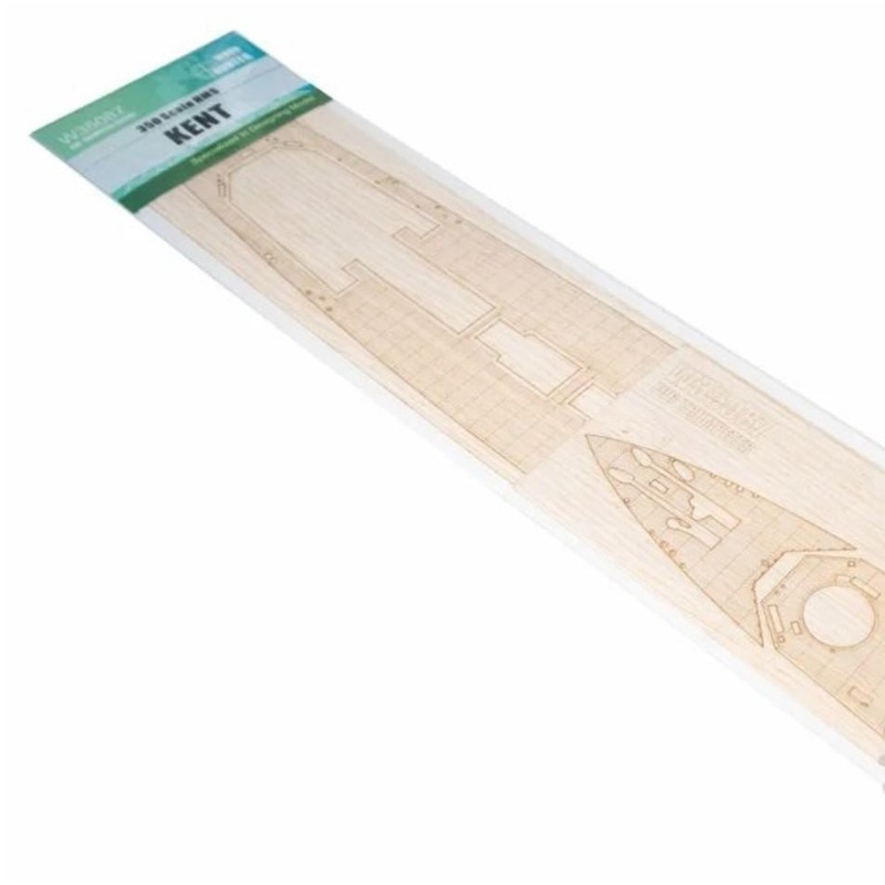 FlyHawk W35087 1/350 HMS KENTFOR TRUMPETER 05352Wooden Deck
