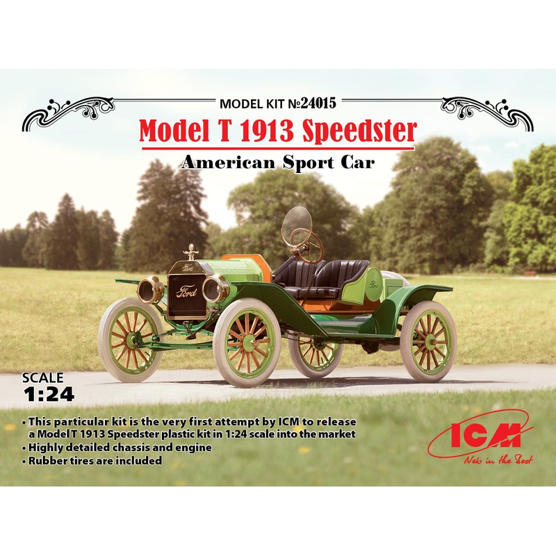 ICM 24015 1/24 Model T 1913 Speedster, American Sport Car