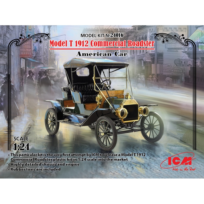 ICM 24016 1/24 Model T 1912 Commercial Roadster
