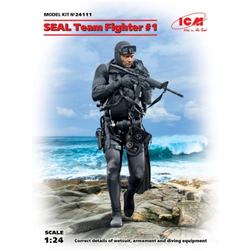 ICM 24111 1/24 Seal Team Fighter 1