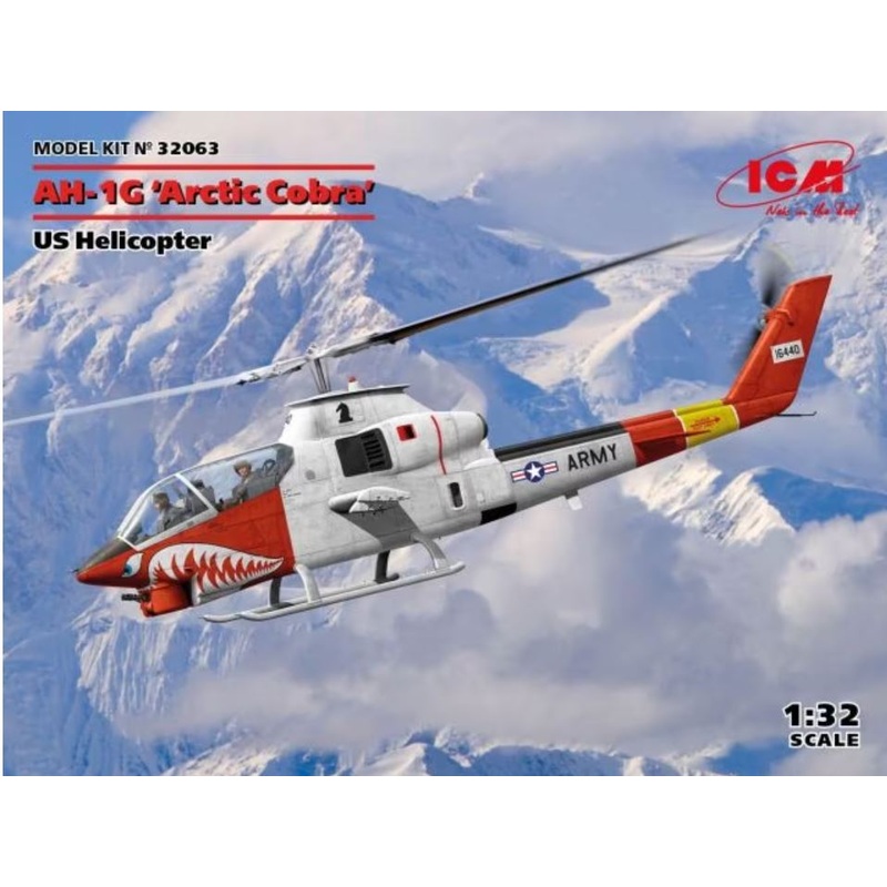 ICM 32063 1/32 AH-1G Cobra Arctic Cobra
