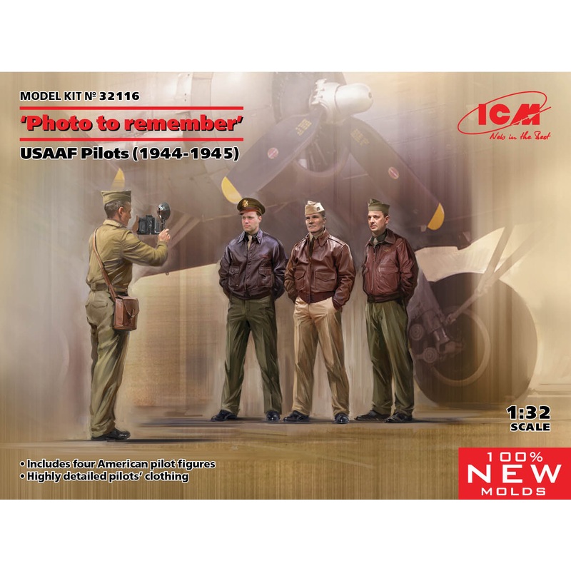 ICM 32116 1/32 Photo to remember USAAF Pilots (1944-1945)