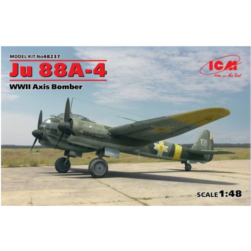 ICM 48237 1/48 Ju 88A-4 WWII Axis Bomber