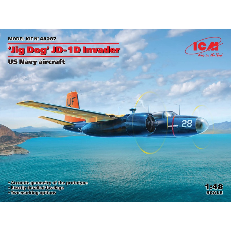 ICM 48287 1/48 JD-1D Invader, U.S. Navy Utility Aircraft