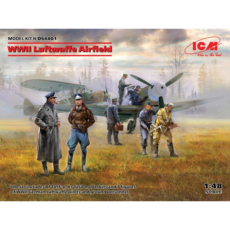 ICM DS4801 1/48 WWII Luftwaffe Airfield