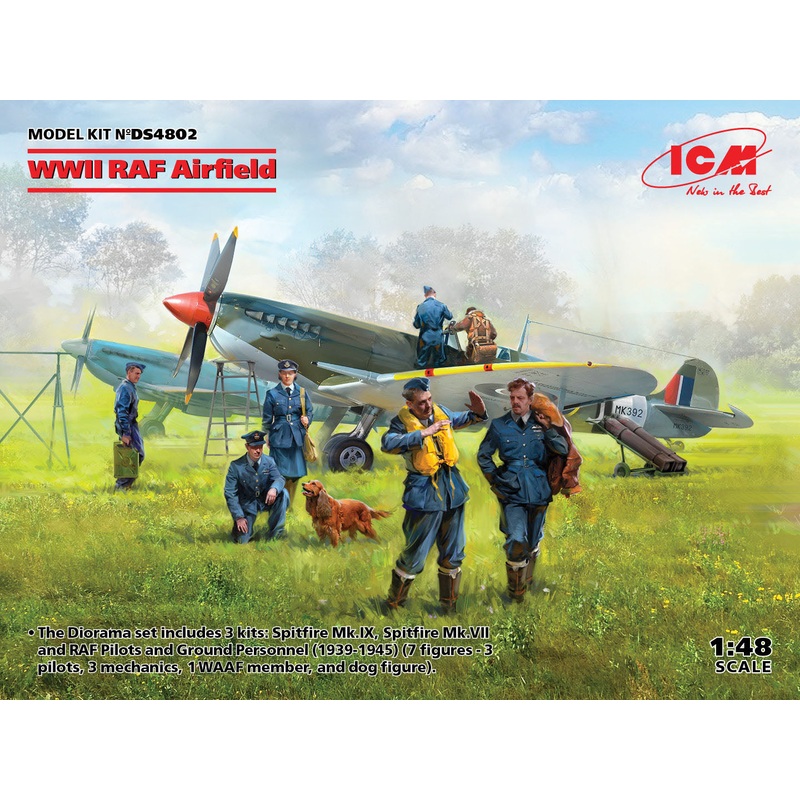 ICM DS4802 1/48 WWII RAF Airfield