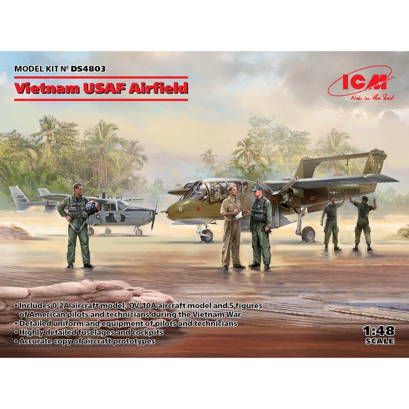 ICM DS4803 1/48 Vietnam USAF Airfield