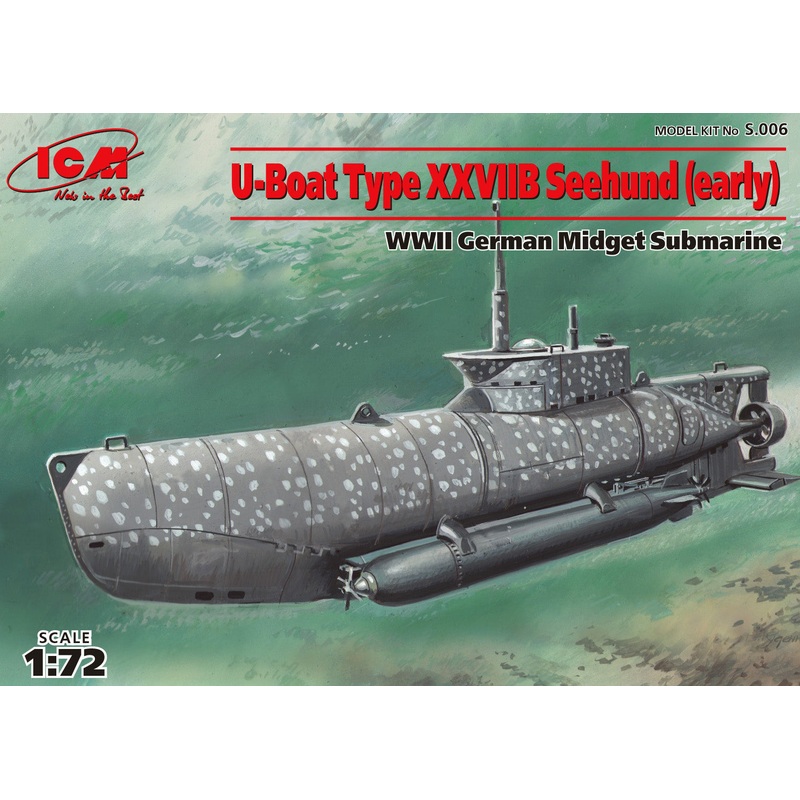 ICM S006 1/72 U-Boat Type XXVIIB Seehund (Early)