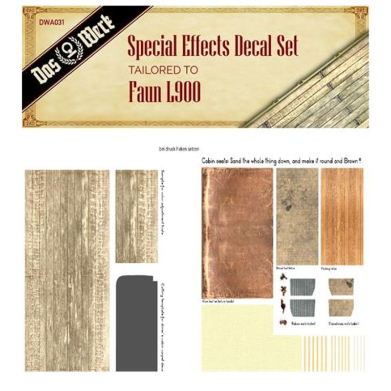 Das Werk A031 1/35 Special Effects Decal Set - for Faun L900 by Das Werk