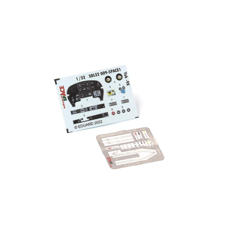 Eduard 3DL32009 1/32 Yak-9K Space 3D Decals + Etched Parts