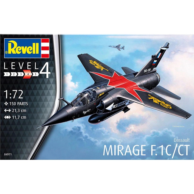 Revell 4971 1/72 Dassault Mirage F.1C/CT