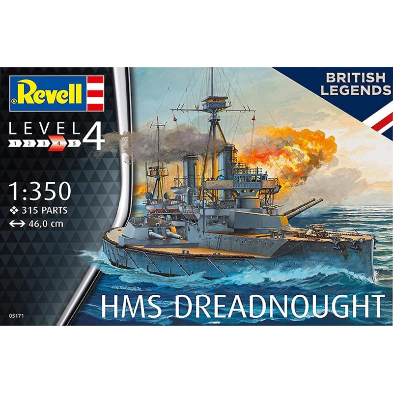Revell 5171 1/350 HMS Dreadnought