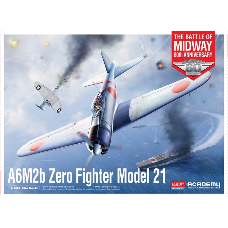 Academy 12352 1/48 A6M2b Zero Fighter Model 21 Battle of Midway
