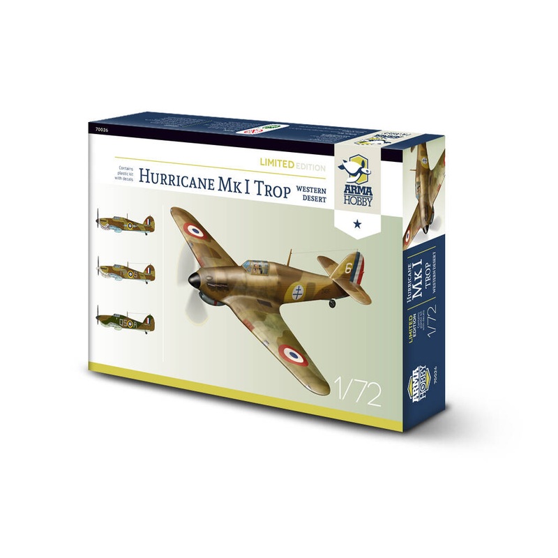 ARMA 70026 1/72 Hurricane Mk I Trop Western Desert - Limited Edition