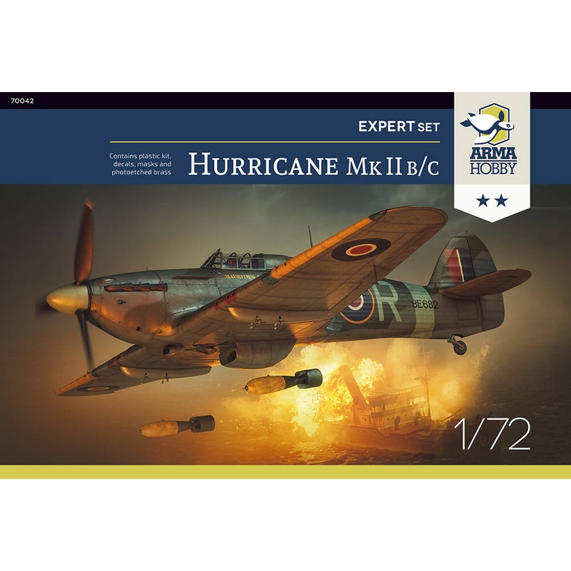 ARMA 70042 1/72 Hurricane Mk II b/c - Expert Set