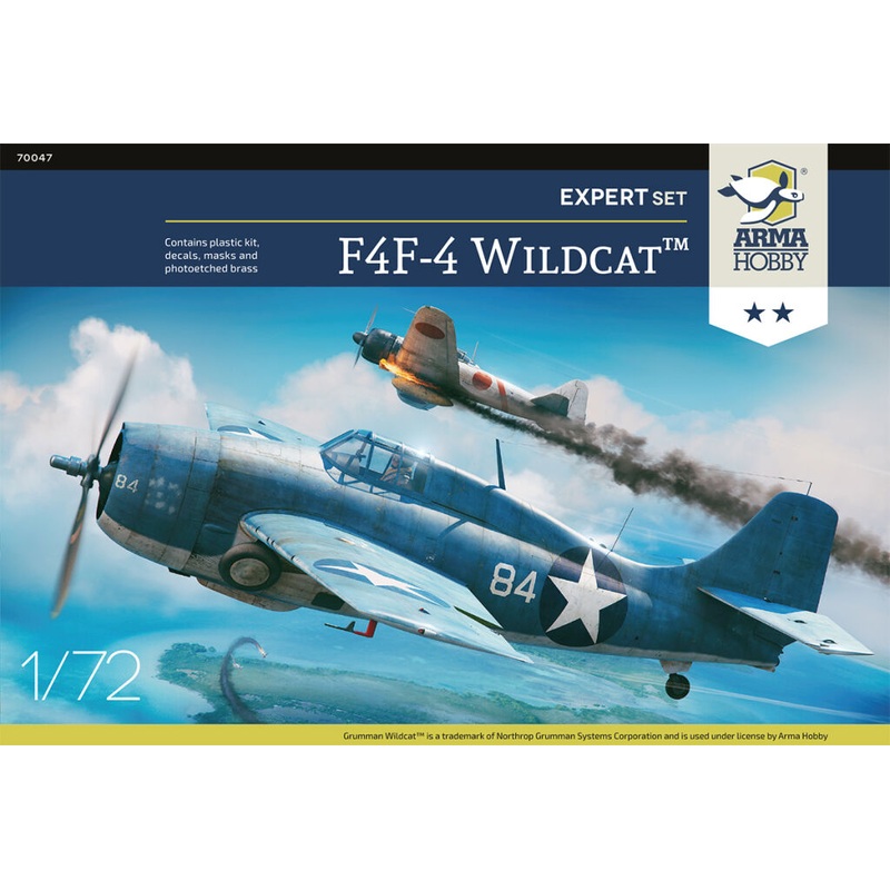 ARMA 70047 1/72 F4F-4 Wildcat - Expert Set