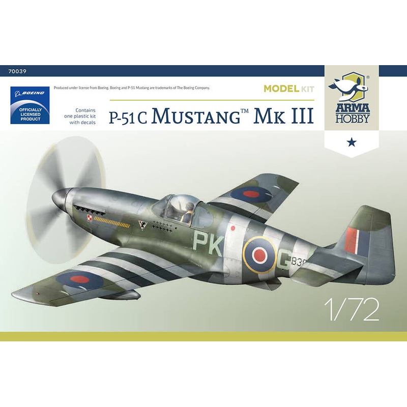 ARMA Hobby 70039 1/72 P-51C Mustang MK III