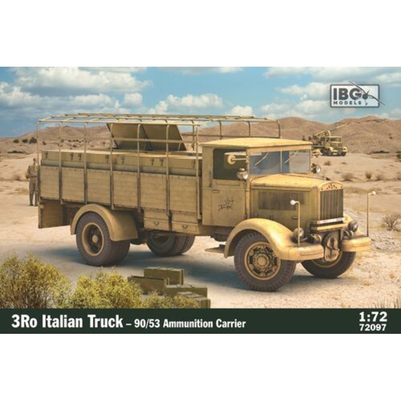 IBG 72097 1/72 3Ro Italian Truck - 90/53 Ammunition Carrier