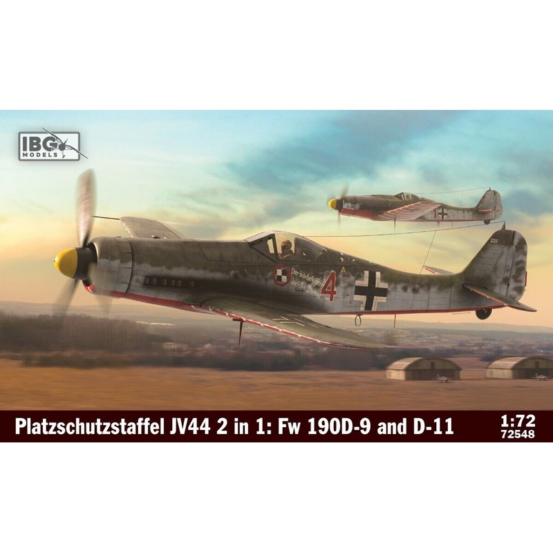 IBG 72548 1/72 Focke-Wulf Fw-190D-9 & D-11 Platzschutzstaffel (2-in-1)