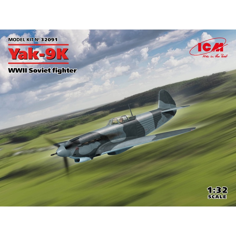 ICM 32091 1/32 Yak-9K WWII, Soviet fighter