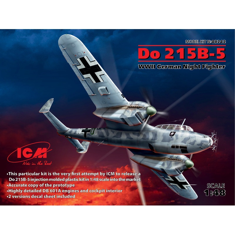 ICM 48242 1/48 Do 215 B-5, WWII German Night Fighter