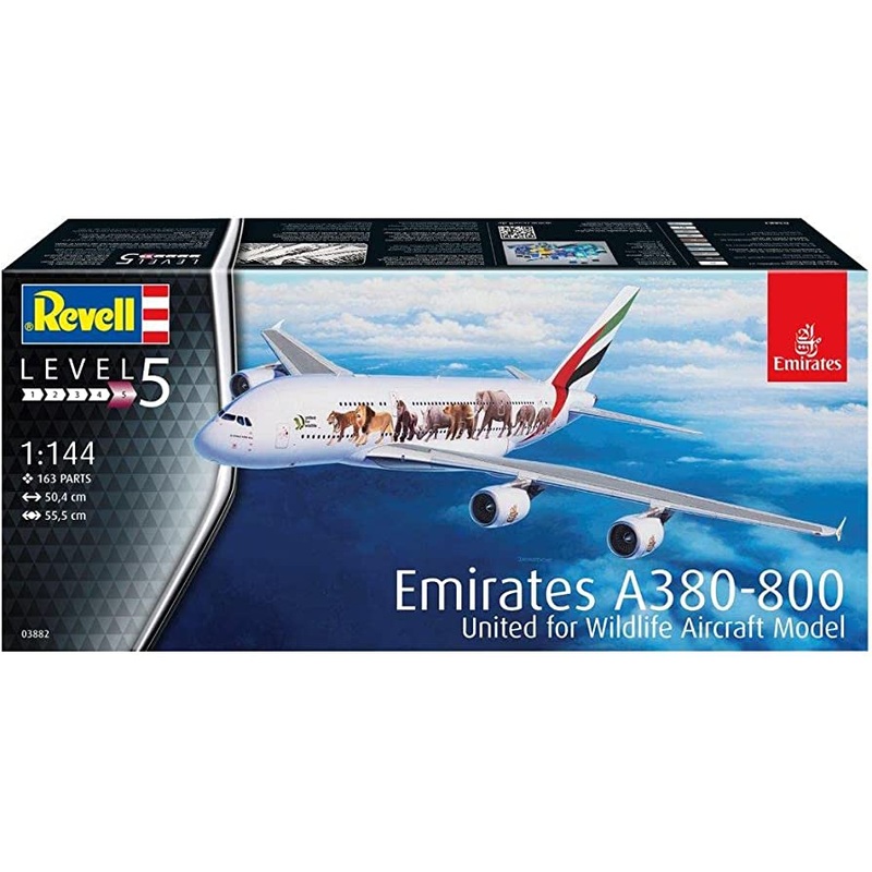 Revell 3882 1/144 Emirates A380-800 Wild Life