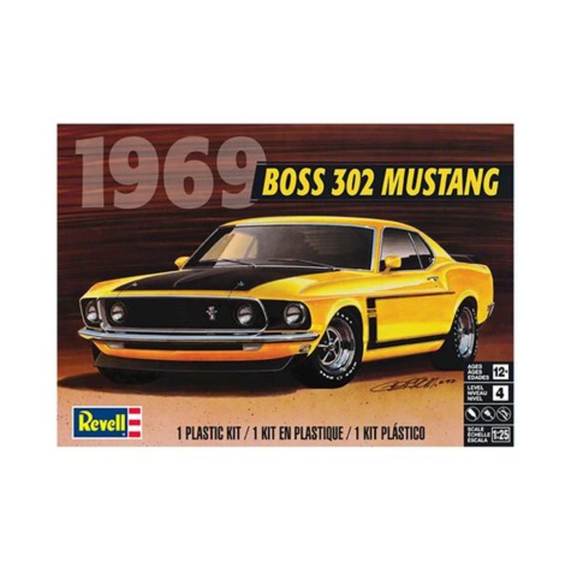 Revell 854313 1/25 '69 Boss 302 Mustang