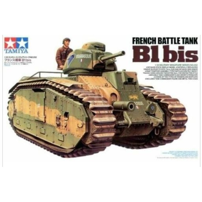 Tamiya 35282 1/35  French Battle Tank Char B1 bis