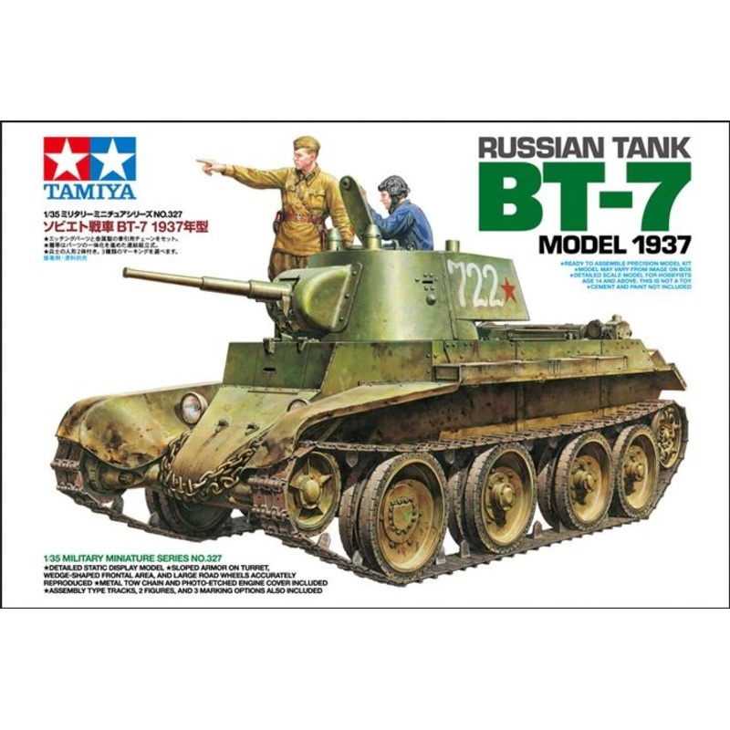 Tamiya 35327 1/35 BT-7 Model 1937 Russian Tank