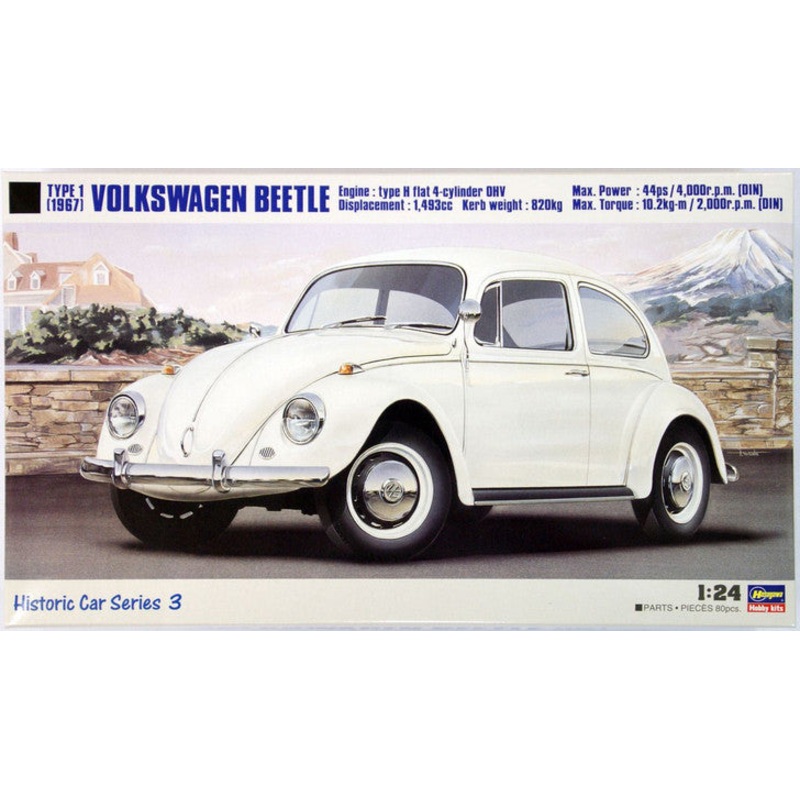 Hasegawa 21203 1/24 Volkswagen Beetle 1967 (Historic Car Series 3)